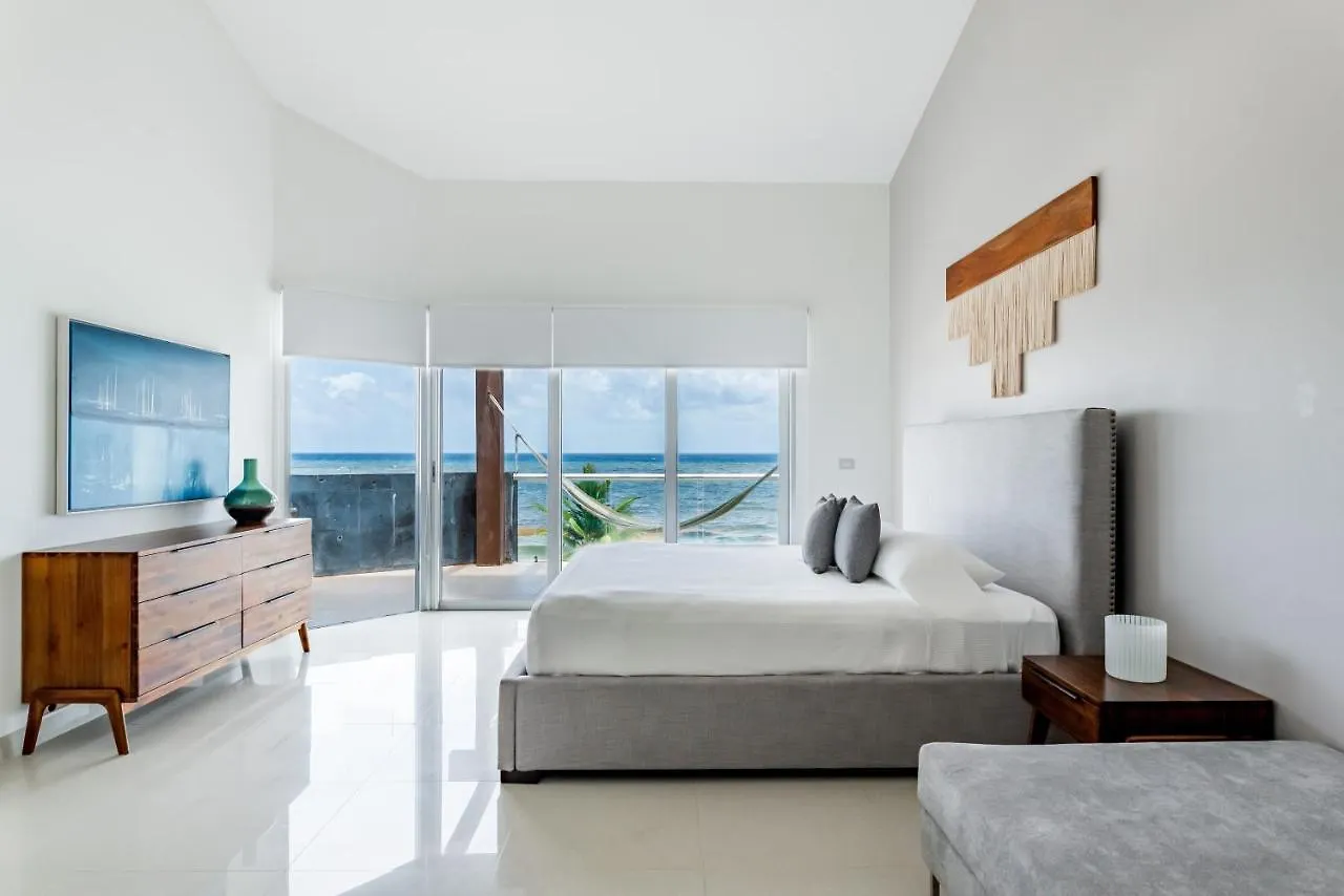 Casa Los Mares ocean front penthouse condo Playa del Carmen