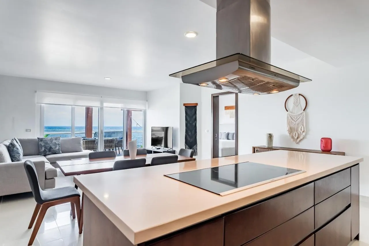 Casa Los Mares ocean front penthouse condo Playa del Carmen 0*,