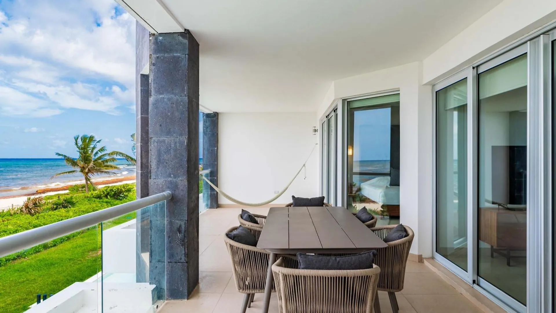 Casa Los Mares ocean front penthouse condo Playa del Carmen